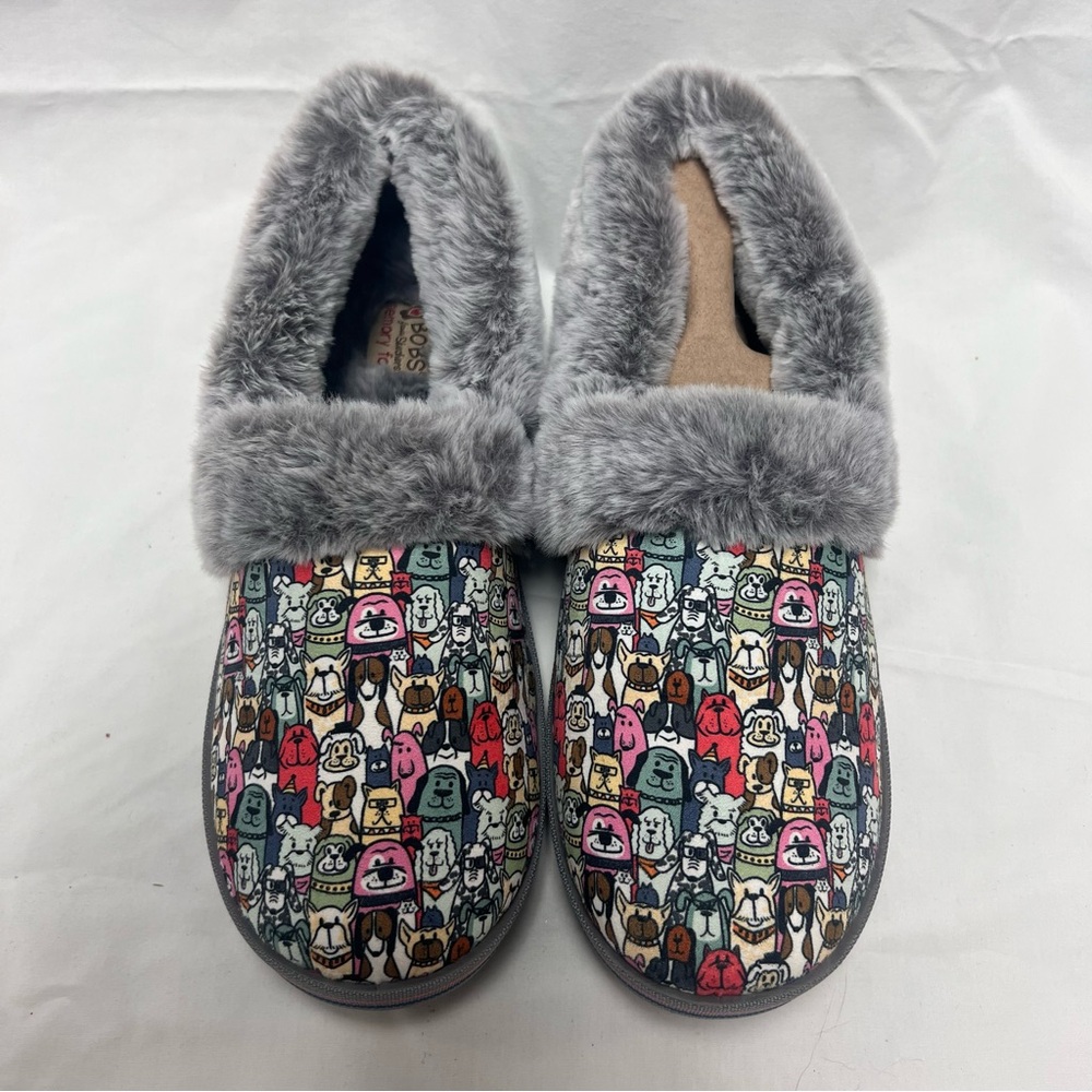Bob’s for Sketchers Rover Lovers Slippers with Faux Fur Lining